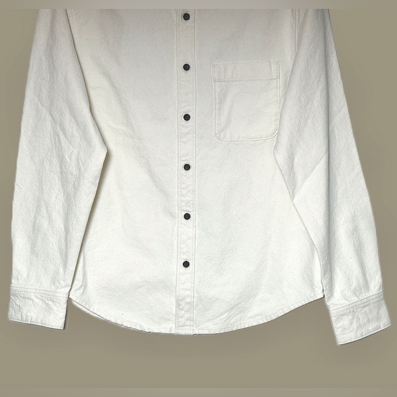 NEW Everlane The Canvas Organic Cotton Heavy Overshirt in Bone, Sizes S, L, & XL - Picture 9 of 14